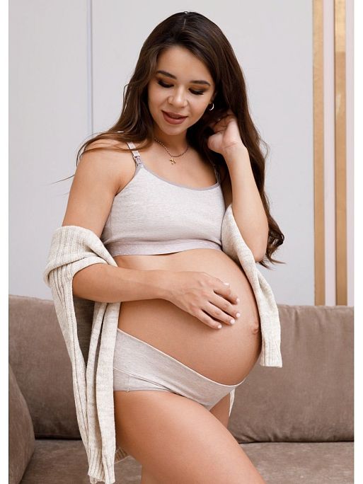 Трусы для беременных женские Лика набор 2 шт хлопок низкие I Love Mum 6