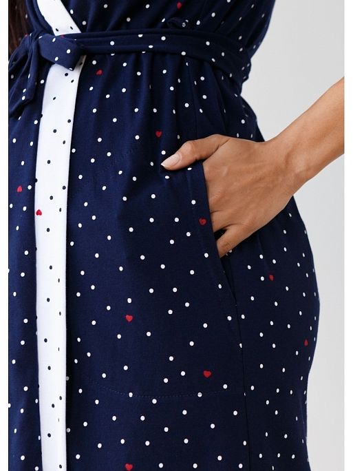 Халат и сорочка для беременных и кормящих в роддом Айрис I Love Mum 3
