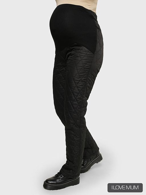 Брюки зимние утепленные Луиджи штаны для беременных балоневые  одежда для беременных и кормящих I Love Mum 8