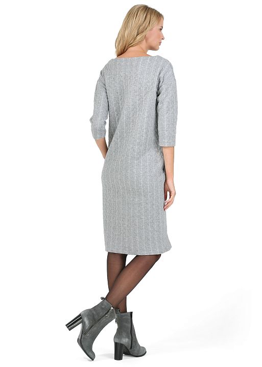 Платье Оксана для беременных т.серый меланж I Love Mum 3