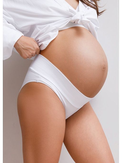 Трусы для беременных женские Лика набор 2 шт хлопок низкие I Love Mum 4