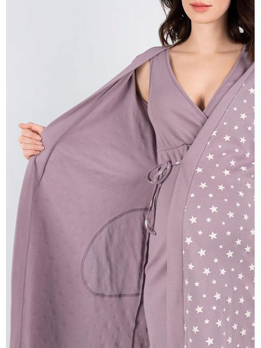Халат и сорочка для беременных кормящих I Love Mum 3
