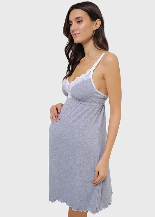 Ночная сорочка 508-10 для беременных и кормящих I Love Mum 1