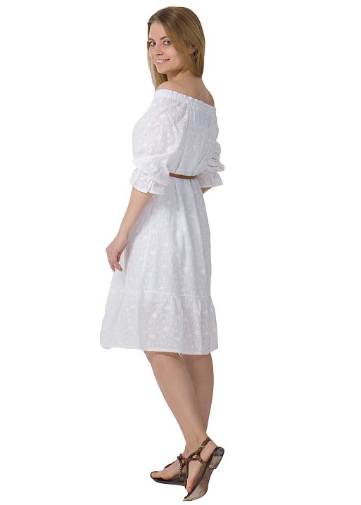 Платье Айрен для беременных белый I Love Mum 5