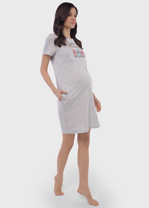 Ночная сорочка Тина для беременных и кормящих I Love Mum 2