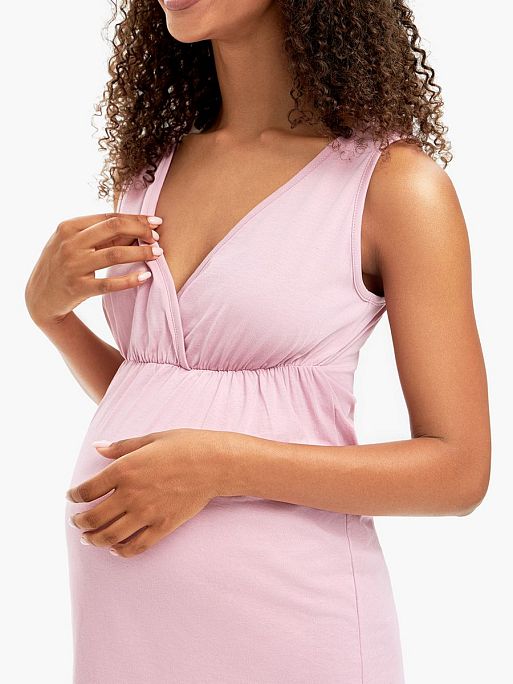 Ночная сорочка для беременных и кормления в роддом Оливия I Love Mum 2