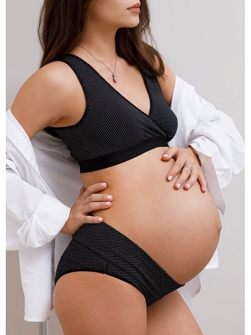 Трусы для беременных женские Лика набор 2 шт хлопок низкие I Love Mum 2