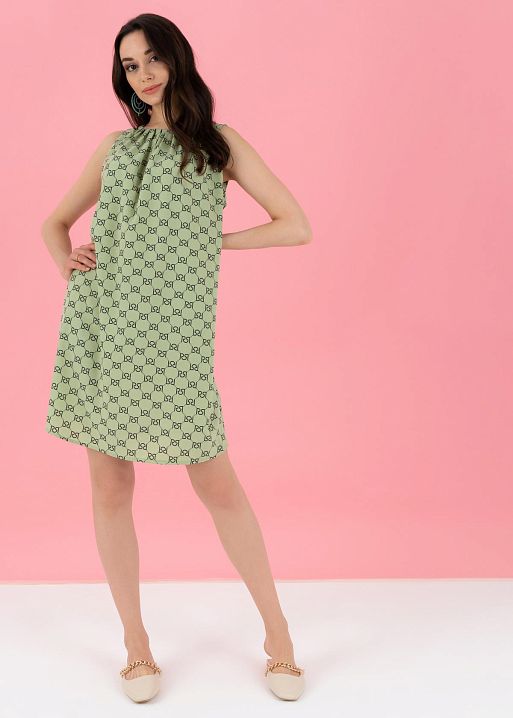 Платье "Джангл" для беременных; цвет: софтграсс (ss21) 1