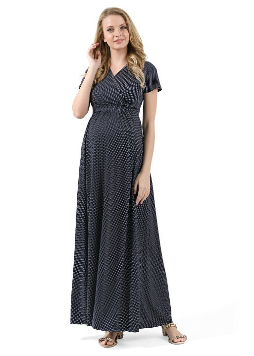 Платье длинное Луиза для беременных и кормящих I Love Mum 1