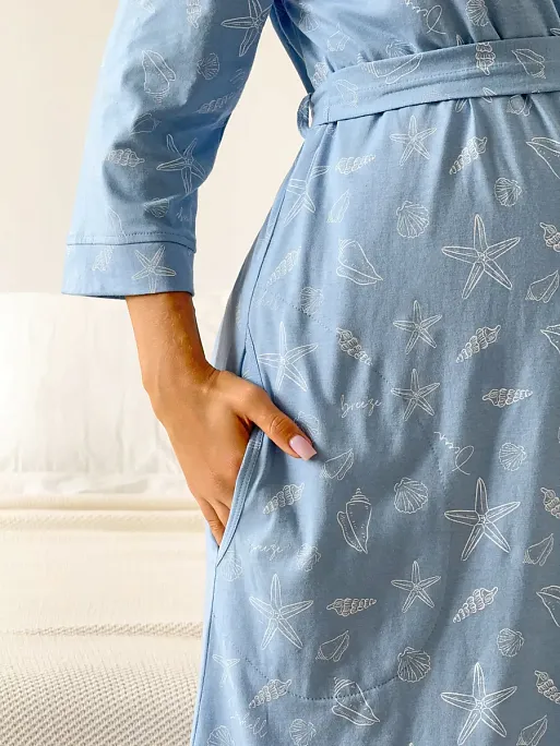 Халат и сорочка для беременных и кормящих в роддом I Love Mum 12