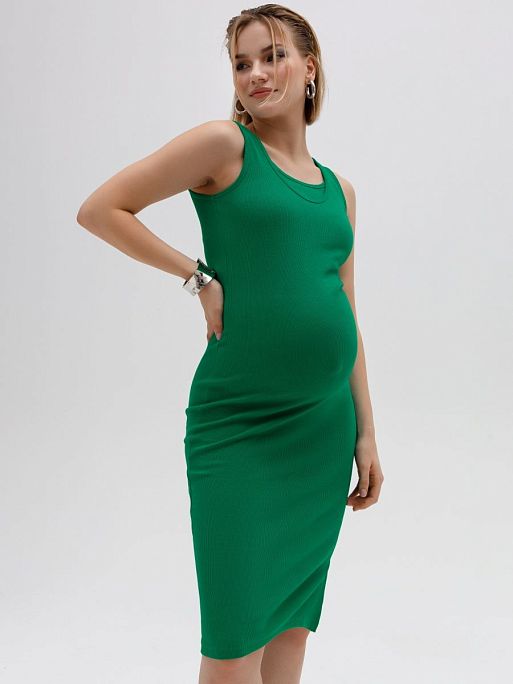 Платье для беременных и кормления летнее праздничное миди I Love Mum 2