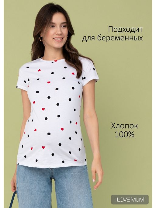 Футболка женская с принтом Руби I Love Mum 1