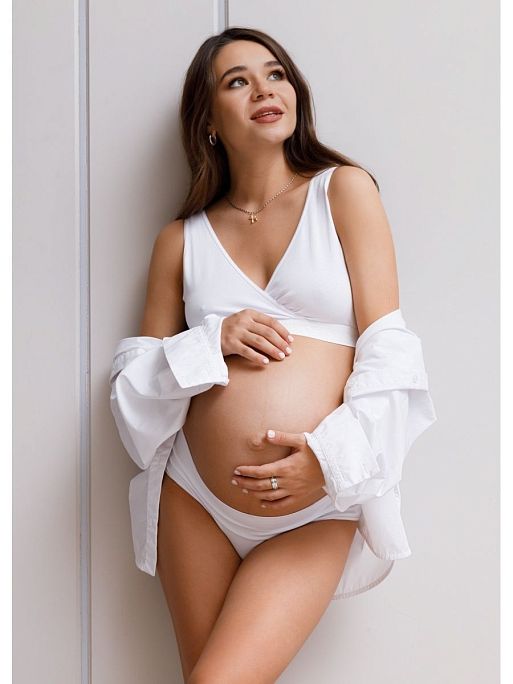 Трусы для беременных женские Лика набор 2 шт хлопок низкие I Love Mum 15