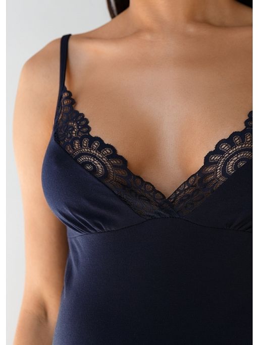 Комплект халат и сорочка для беременных; цвет: синий 7 Комплект халат и сорочка для беременных I Love Mum 7