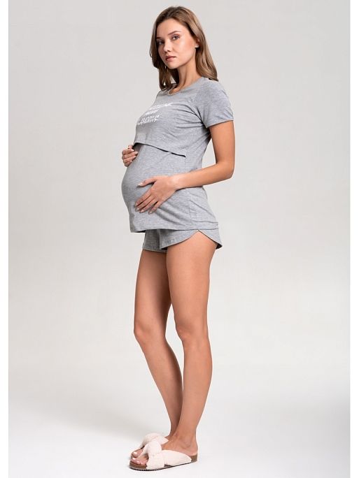 Пижама для беременных и кормящих Лаура I Love Mum 3