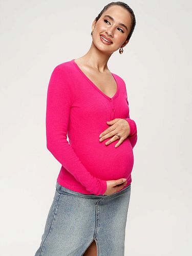 Кофта для беременных и кормящих Спарк цвет розовый  I Love Mum