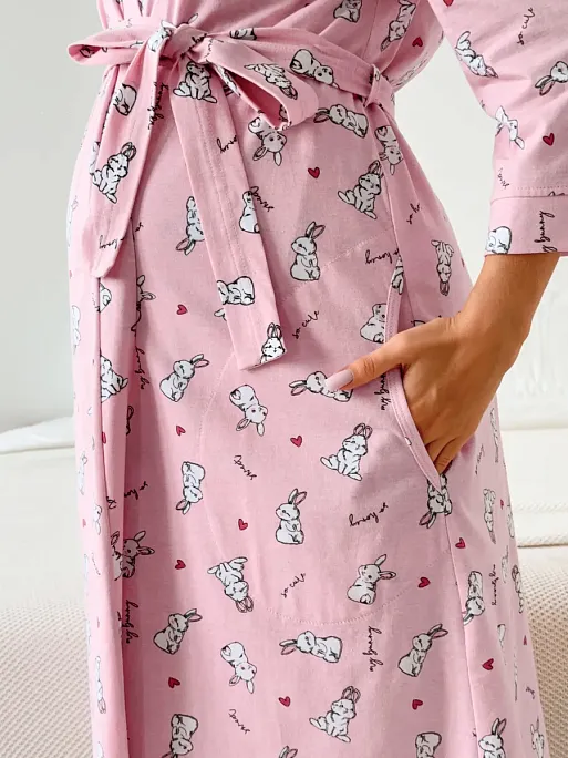 Халат и сорочка для беременных и кормящих в роддом I Love Mum 14