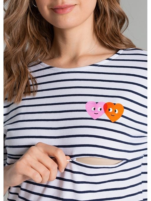 Футболка для беременных и кормления Пике I Love Mum 4