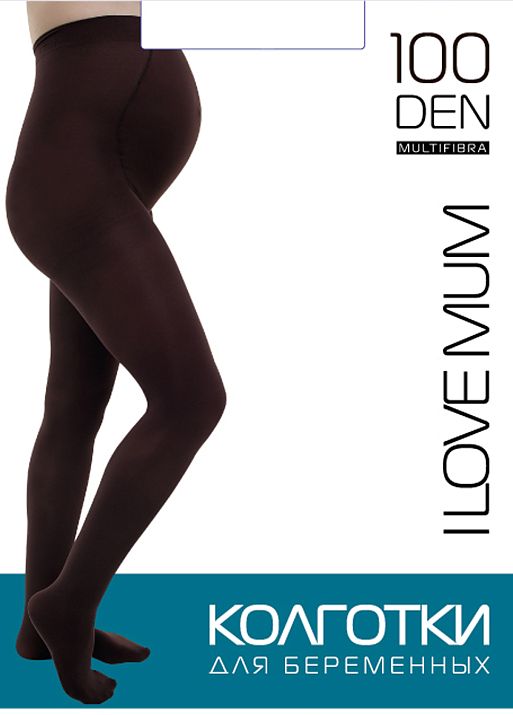 Колготки для беременных Multifibra 100 den I Love Mum 2