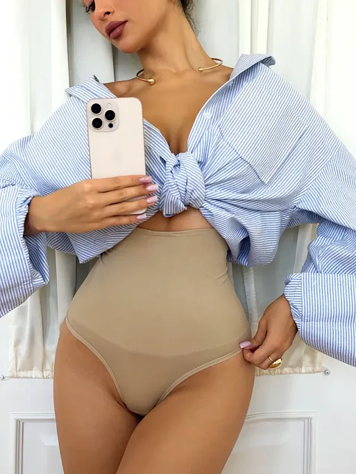 Трусы высокие утягивающие слипы Кэндис I Love Mum 6