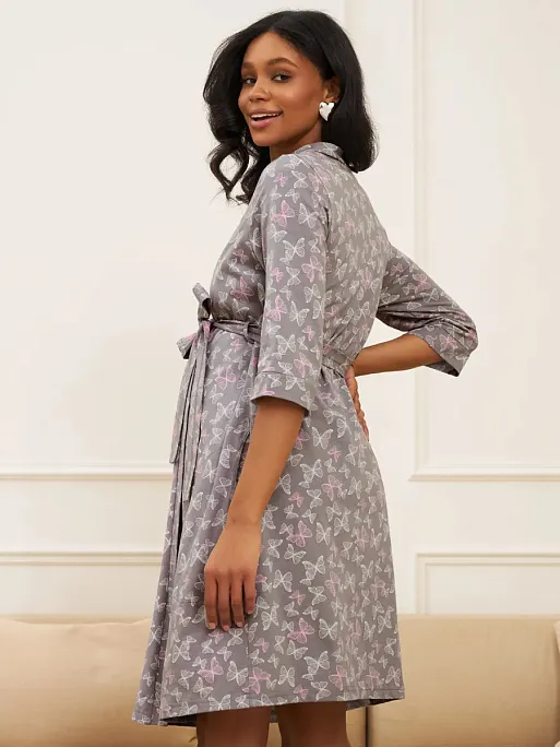 Халат и сорочка для беременных и кормящих в роддом I Love Mum 13