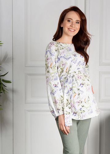 Блузка Мэрион для беременных цвет Молочный   I Love Mum