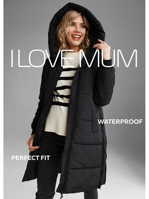 Куртка для беременных зимняя Копенгаген I Love Mum 2