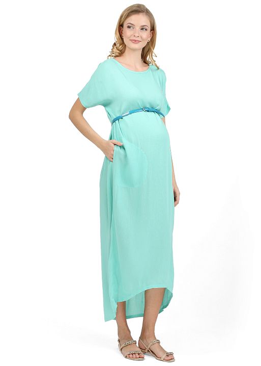 Платье длинное Индиана для беременных I Love Mum 1