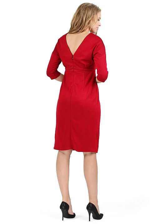 Платье Астра для беременных красный I Love Mum 3