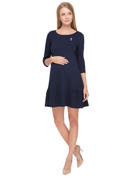 Платье Виолла т.синее для беременных и кормящих I Love Mum 1