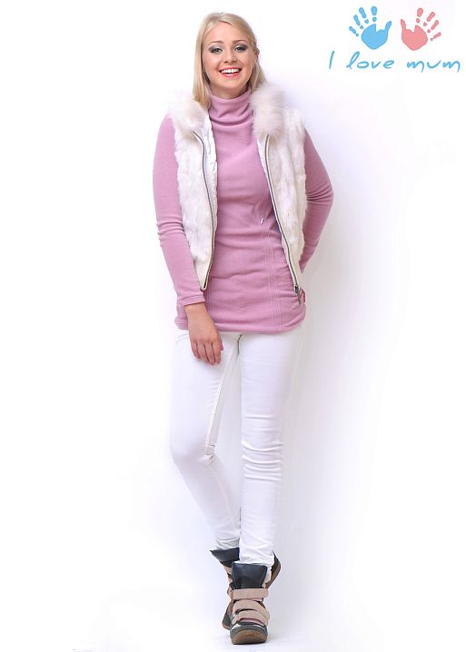 Джемпер Пантера дикая роза для беременных и кормящих I Love Mum 1