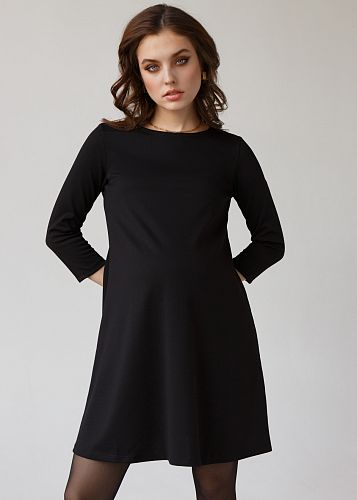 Платье Эрлин для беременных цвет черный   I Love Mum