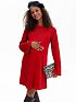 Платье для беременных Эрлин теплое осень цвет красный I Love Mum