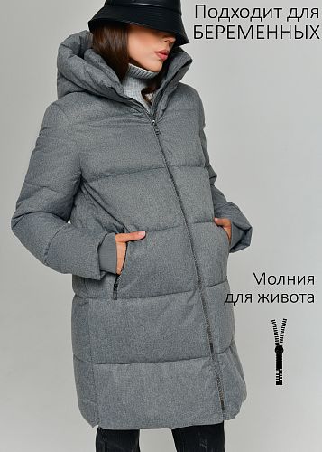 Куртка зимн. 2в1 Кельн для беременных цвет cерый   I Love Mum