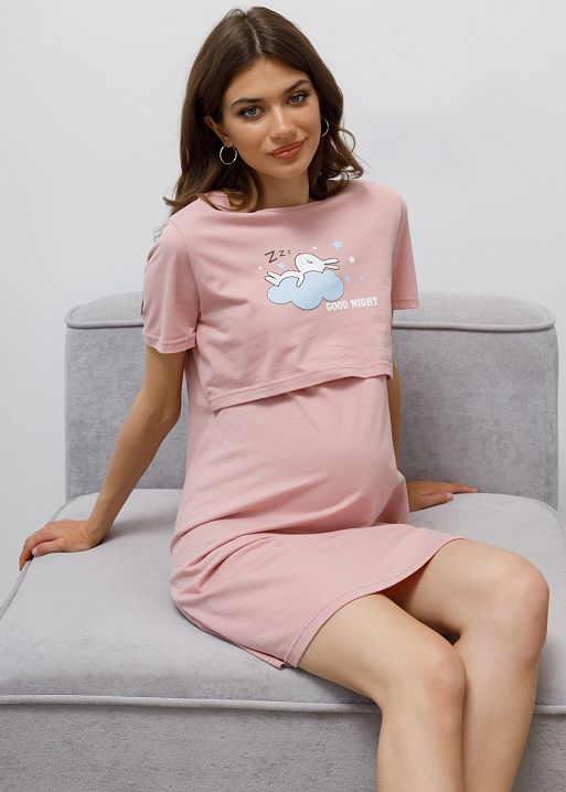 Ночная сорочка Медина для беременных и кормящих I Love Mum 6